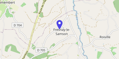 Carte OpenStreetMap — 794 Route du Bourg, Fresnay-le-Samson