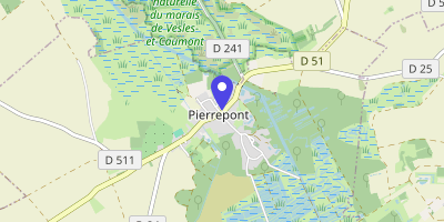 Carte OpenStreetMap — 40 bis rue du Général-de-Gaulle, Pierrepont