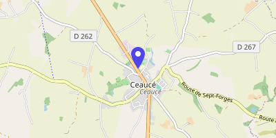 Carte OpenStreetMap — 50 rue de Domfront, Ceaucé