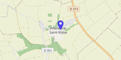 Carte OpenStreetMap — 1 place de la Mairie, Villeneuve-Saint-Vistre