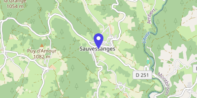 Carte OpenStreetMap — 2 rue de la Mairie, Sauvessanges