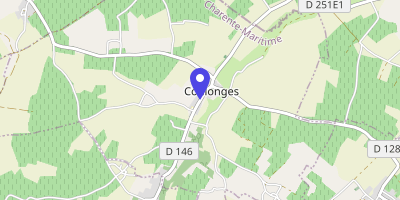 Carte OpenStreetMap — 1 rue des Écoles, Coulonges