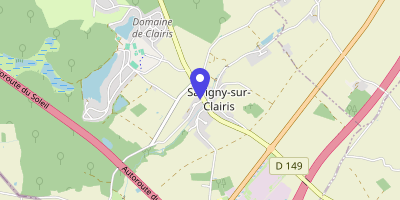 Carte OpenStreetMap — 4 rue de la Mairie, Savigny-sur-Clairis