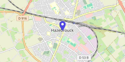 Carte OpenStreetMap — Place du Général-de-Gaulle, Hazebrouck