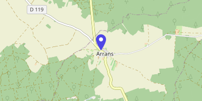 Carte OpenStreetMap — 16 Grande-Rue, Arrans
