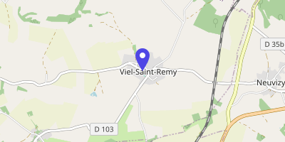 Carte OpenStreetMap — 3 rue Devant-l'Église, Viel-Saint-Remy