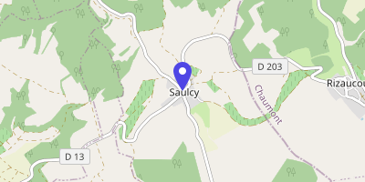 Carte OpenStreetMap — 2 rue de l'Étang, Saulcy