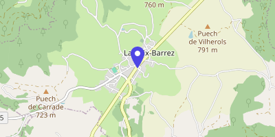 Carte OpenStreetMap — 1 rue du Ribatel, Lacroix-Barrez