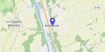 Carte OpenStreetMap — 2 le Bourg, Bellefonds