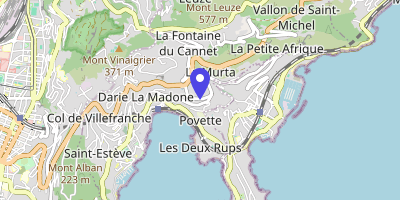 Carte OpenStreetMap — Villefranche-sur-Mer