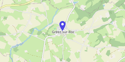 Carte OpenStreetMap — 4 place de l'Église, Gréez-sur-Roc