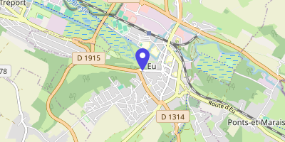 Carte OpenStreetMap — Rue Jean-Duhornay, Eu