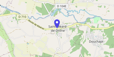 Carte OpenStreetMap — 2 route de Périgueux, Saint-Méard-de-Drône