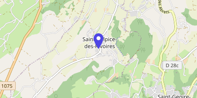 Carte OpenStreetMap — 84 rue des Écoliers, Saint-Sulpice-des-Rivoires