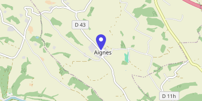 Carte OpenStreetMap — Place du 8-Mai-1945, Aignes