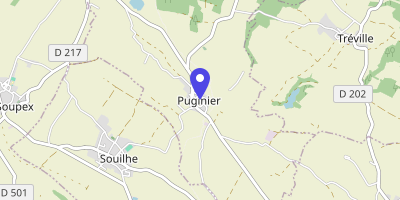 Carte OpenStreetMap — 17 rue de la Mairie, Puginier