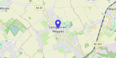 Carte OpenStreetMap — Place du Général-de-Gaulle, Sainghin-en-Weppes