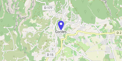 Carte OpenStreetMap — 1 place du Château, Gordes