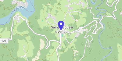 Carte OpenStreetMap — Le Bourg, Saint-Jacques-d'Ambur
