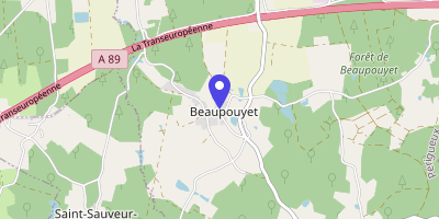 Carte OpenStreetMap — 35 rue du Centre, Beaupouyet