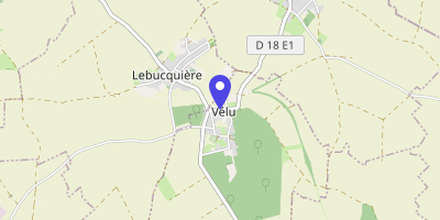 Carte OpenStreetMap — Rue de Beaumetz, Vélu