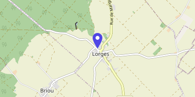 Carte OpenStreetMap — 10 place de la Mairie, Lorges