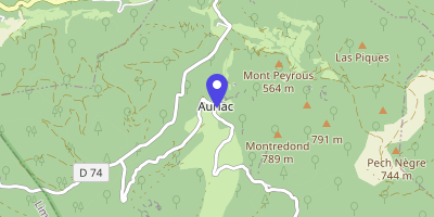 Carte OpenStreetMap — Le Village, Auriac
