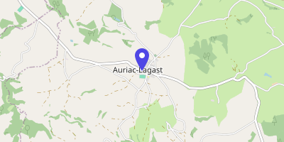 Carte OpenStreetMap — 1860 route du Lagast, Auriac-Lagast