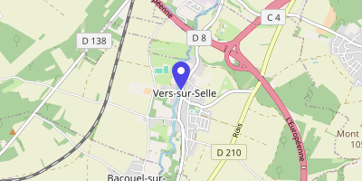 Carte OpenStreetMap — 19 route de Conty, Vers-sur-Selle