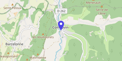 Carte OpenStreetMap — 95 rue du 22 Juin 1944, Combovin