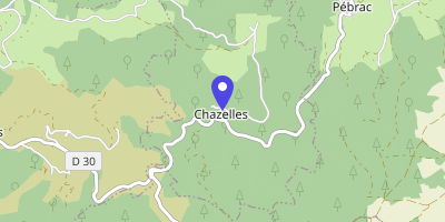 Carte OpenStreetMap — 340 route de Rochelongue, Chazelles