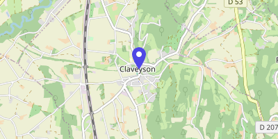 Carte OpenStreetMap — 95 route du Pilon, Claveyson