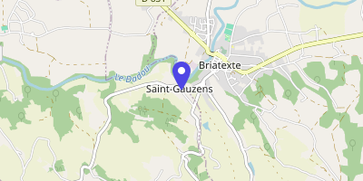 Carte OpenStreetMap — 1 place de la Mairie, Saint-Gauzens