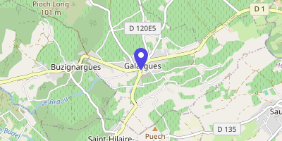 Carte OpenStreetMap — 5 impasse du Foyer, Galargues