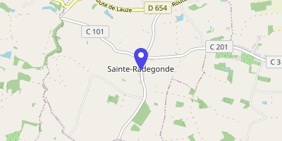 Carte OpenStreetMap — 270 route du Village, Sainte-Radegonde