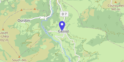 Carte OpenStreetMap — 42 rue du Montaigu, Gazost