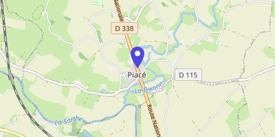 Carte OpenStreetMap — 17 route Nationale, Piacé