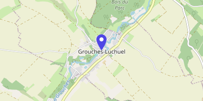 Carte OpenStreetMap — 1 rue de la Mairie, Grouches-Luchuel