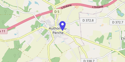 Carte OpenStreetMap — 1 place de la Mairie, Authon-du-Perche