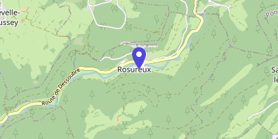 Carte OpenStreetMap — 2 place Sainte-Foy, Rosureux