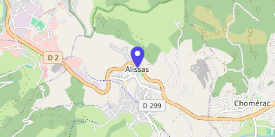 Carte OpenStreetMap — 1 Rue de la Mairie, Alissas