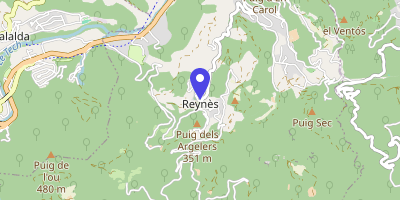 Carte OpenStreetMap — 1 route du Casteil, Reynès