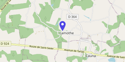 Carte OpenStreetMap — 25 impasse des Érables, Lamothe