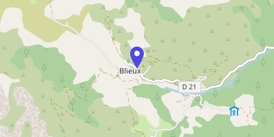 Carte OpenStreetMap — 26 route de Blieux, Blieux