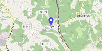 Carte OpenStreetMap — 571 rue Principale, Nuzéjouls