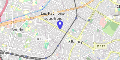 Carte OpenStreetMap — Place Charles-de-Gaulle, Les Pavillons-sous-Bois