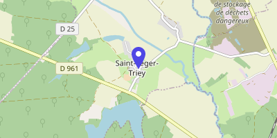 Carte OpenStreetMap — 2 rue Haute, Saint-Léger-Triey