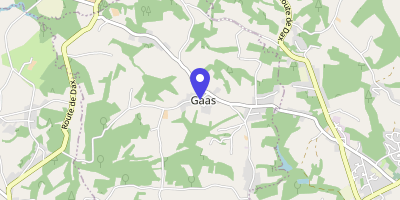 Carte OpenStreetMap — 18 place de la Mairie, Gaas