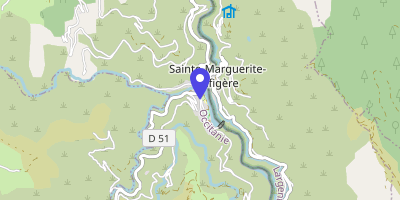 Carte OpenStreetMap — 90 route des aydons, Pied-de-Borne
