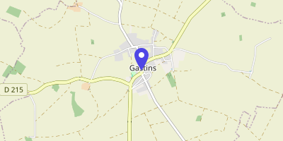 Carte OpenStreetMap — 1 place de l'Église, Gastins